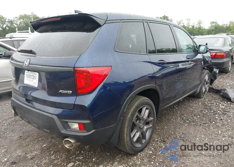 2022 Honda Passport Awd Ex-L from USA, damaged, VIN 5FNYF8H52NB010909